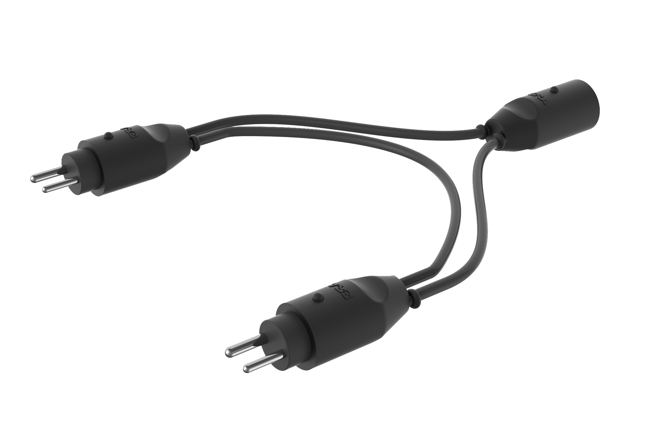 KDCA.2PR, Secondary Y-Connector to use two AGL series isolating transformers (png)